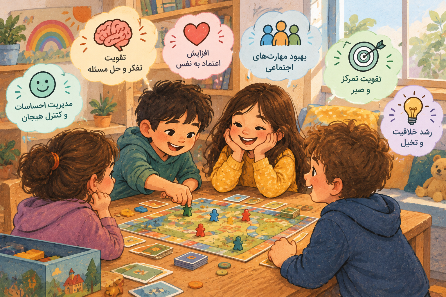 روان‌شناسی بازی‌های رومیزی برای کودکان