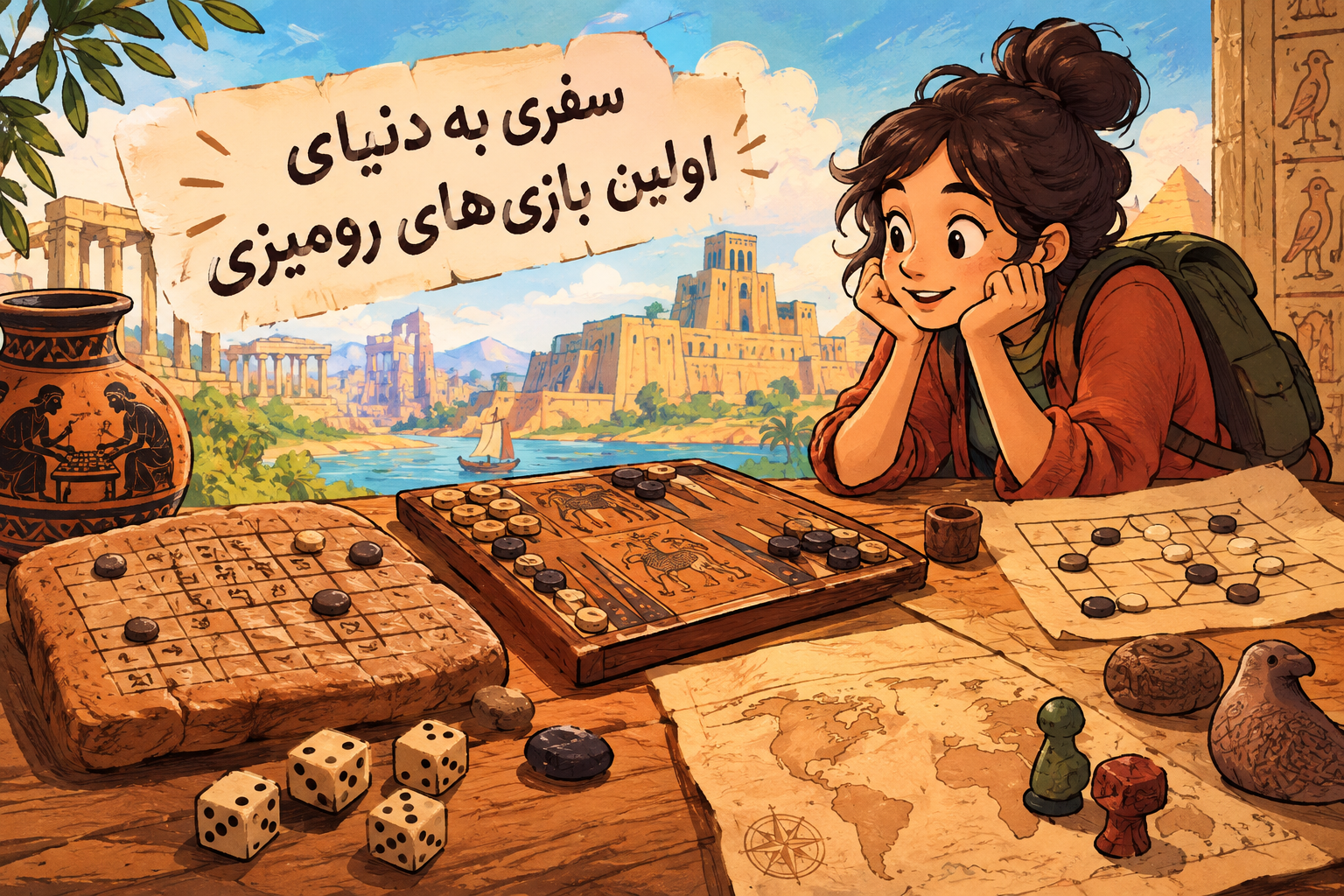 سفری به دنیای اولین بازیهای رومیزی