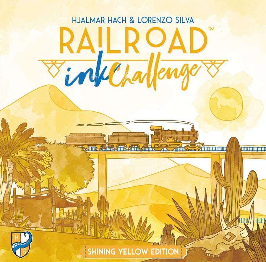 رِیلرُد اینک چَلِنج: اِدیشِن شاینینگ یِلّو Railroad Ink Challenge: Shining Yellow Edition