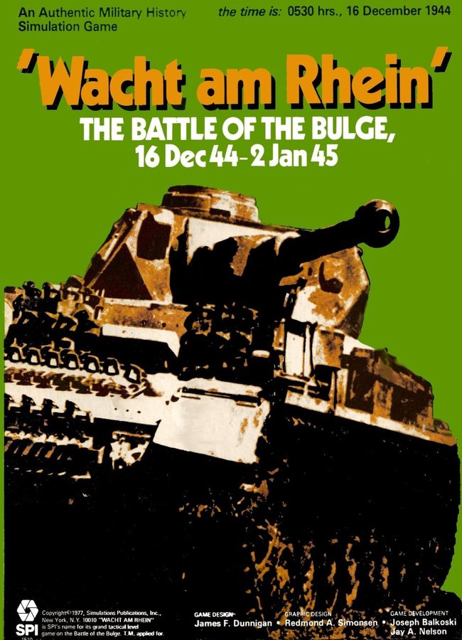 واکت آم راین: نبرد برآمدگی، ۱۶ دسامبر ۴۴ – ۲ ژانویه ۴۵ 'Wacht am Rhein': The Battle of the Bulge, 16 Dec 44 – 2 Jan 45