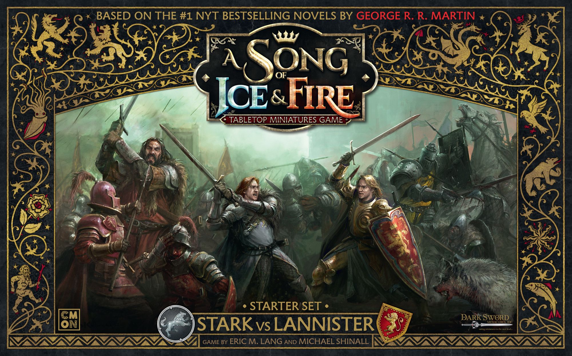 آهنگ یخ و آتش: بازی مجسمه‌های رومیزی – استارک در برابر لنیستر A Song of Ice & Fire: Tabletop Miniatures Game – Stark vs Lannister Starter Set