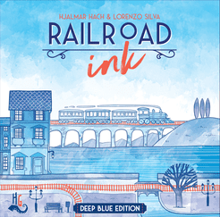 رِیلرود اینک: دیپ بلو ادیشن Railroad Ink: Deep Blue Edition