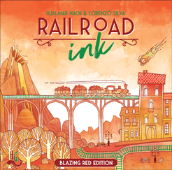 ریل‌رود اینک: بلِیزینگ رد ادیشن Railroad Ink: Blazing Red Edition