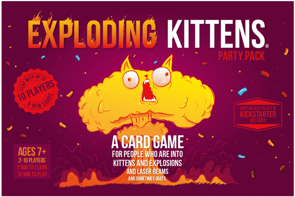 گربه‌های انفجاری: پکیج مهمانی Exploding Kittens: Party Pack