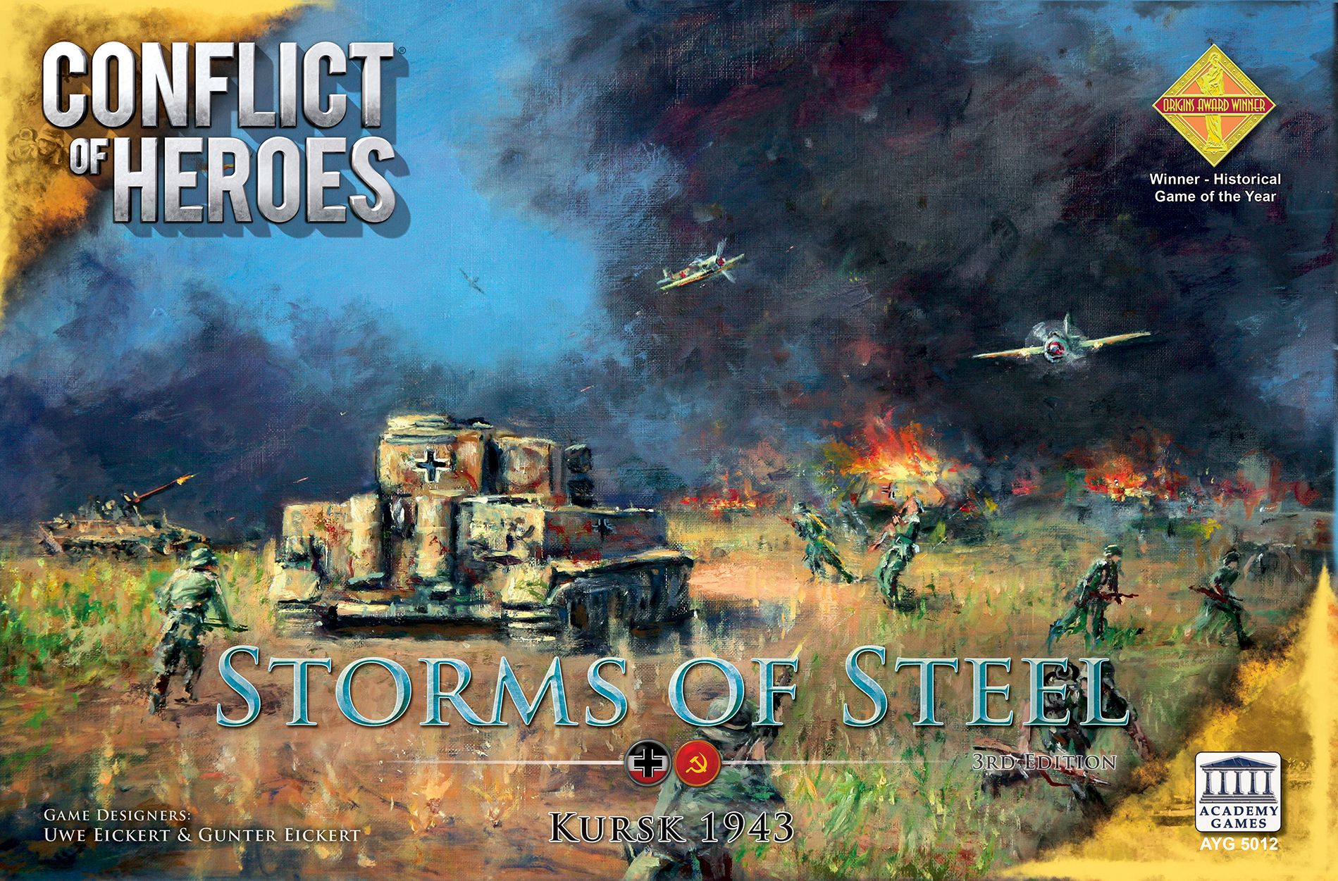 کانفلیکت آو هیروز: استورمز آو استیل – کورسک ۱۹۴۳ (ویرایش سوم) Conflict of Heroes: Storms of Steel – Kursk 1943 (Third Edition)
