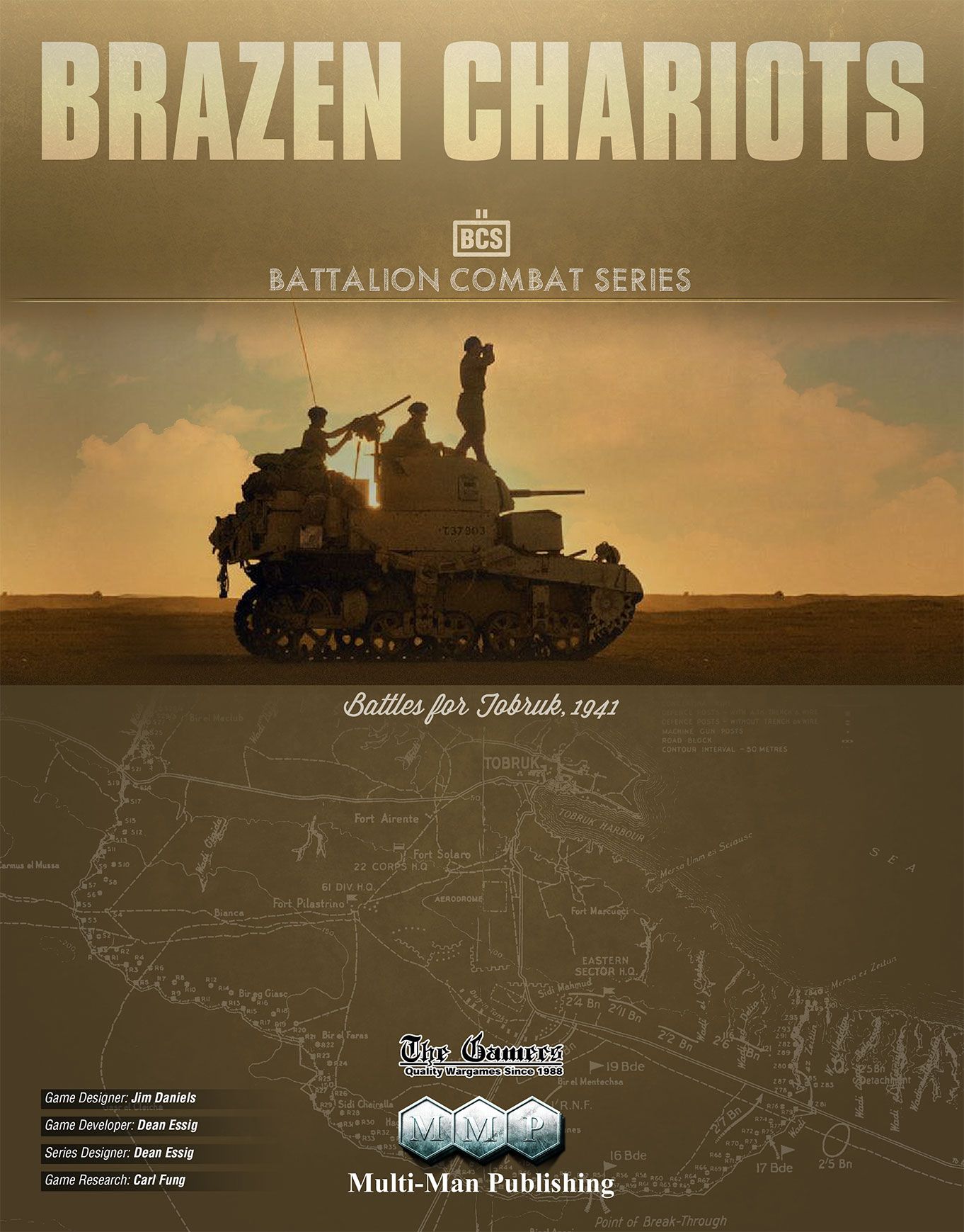بریزن چاریوتس: بتلز فور تبروک، ۱۹۴۱ Brazen Chariots: Battles for Tobruk, 1941
