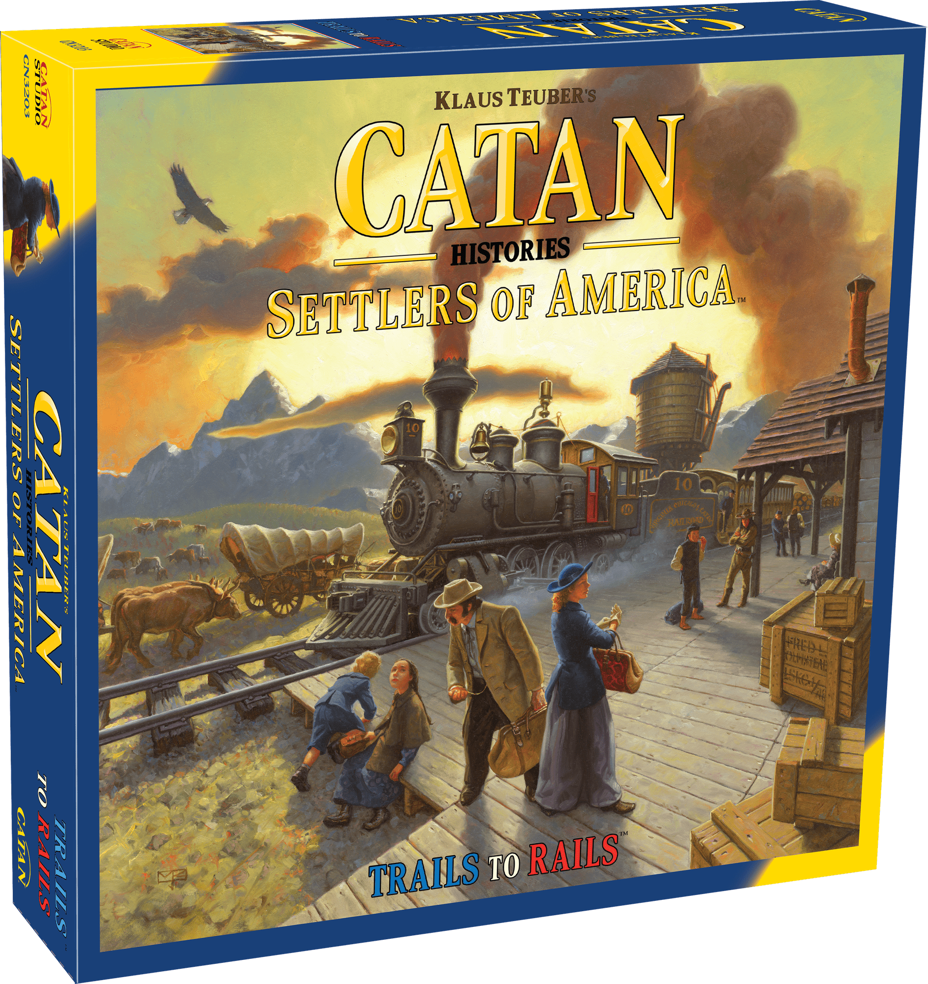 کتان هیستوریز: سِتِلرز آو آمریکا – تریلز تو ریلز Catan Histories: Settlers of America – Trails to Rails