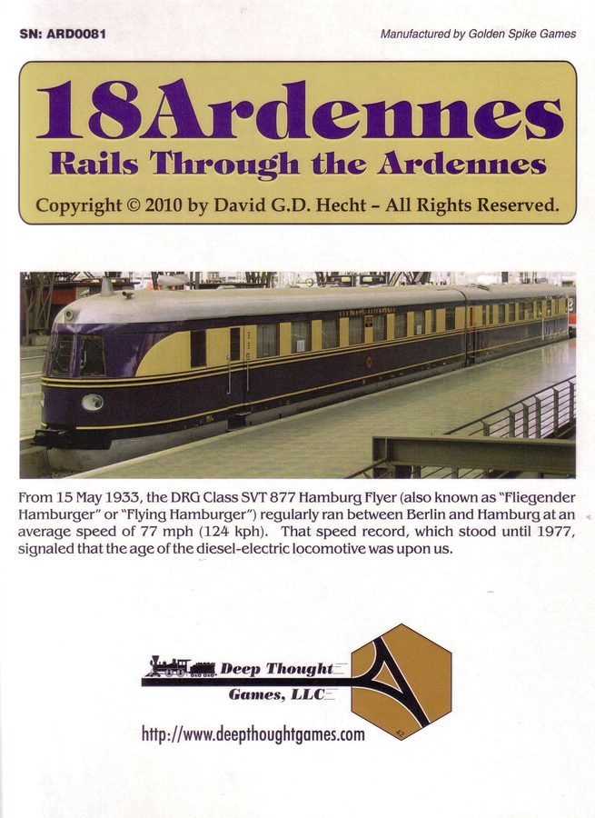 هجده آردن: ریل‌ها در میان آردن 18Ardennes: Rails Through the Ardennes