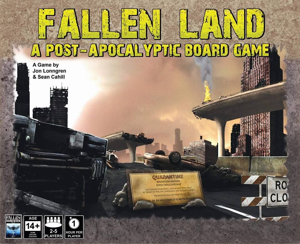 فالن لند Fallen Land: A Post Apocalyptic Board Game