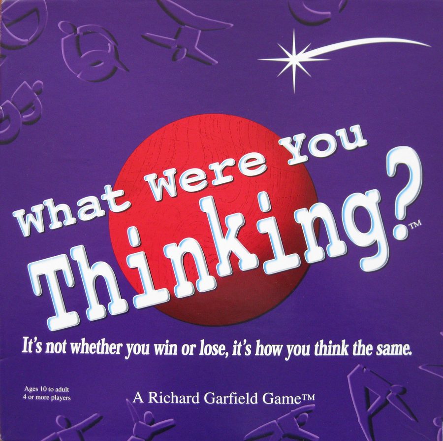 وات ور یو ثینکینگ؟ What Were You Thinking?