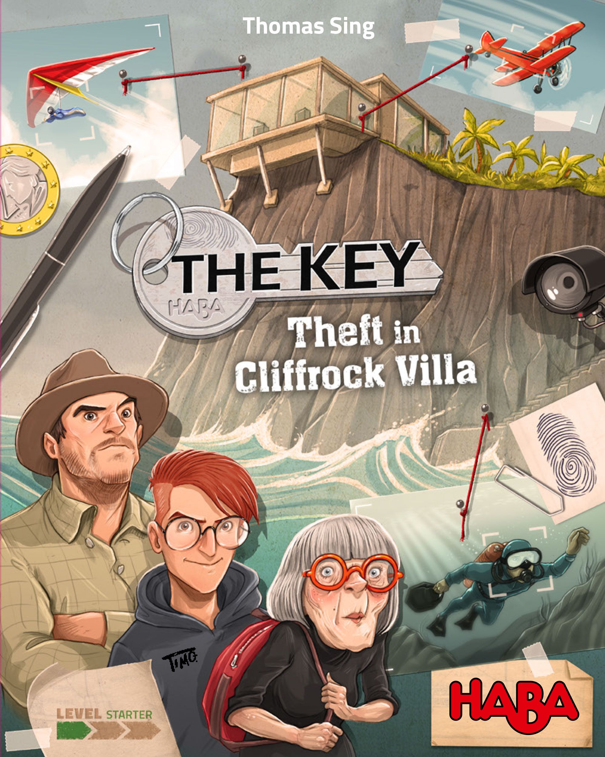 کی: دزدی از کلیفراک ویلا The Key: Theft at Cliffrock Villa
