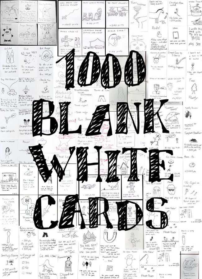 تزارند بلنک وایت کارتز 1000 Blank White Cards
