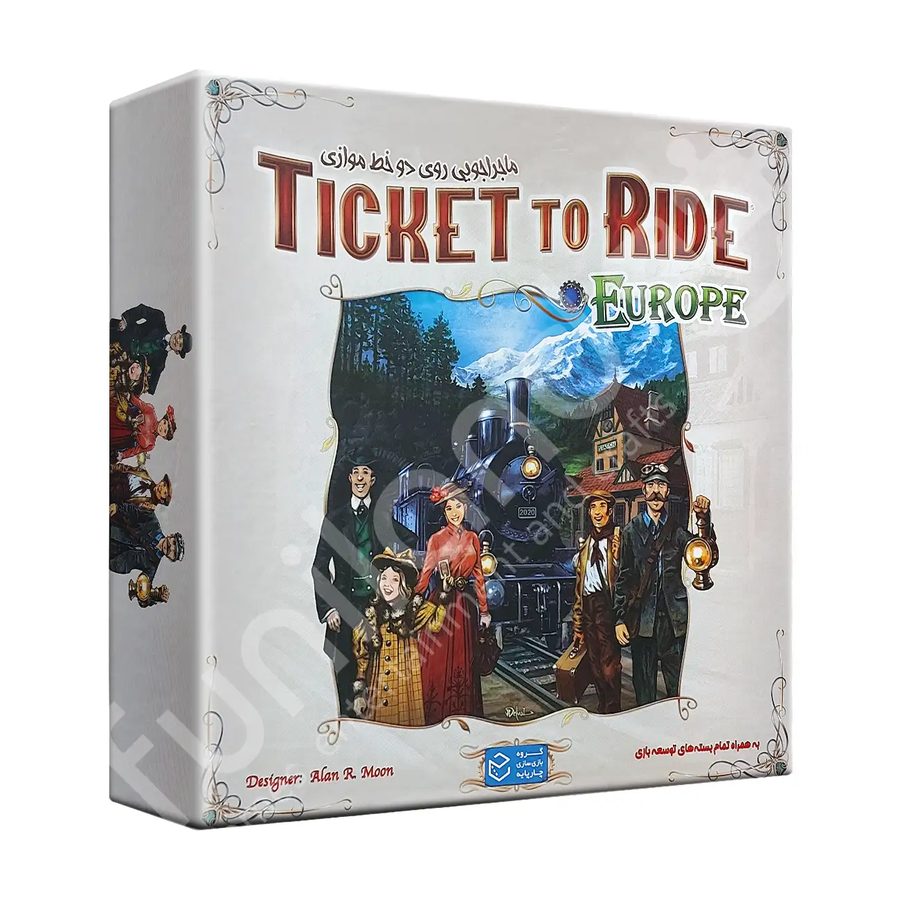 تیکت تو راید: اروپا Ticket to Ride: Europe نسخه چارپایه